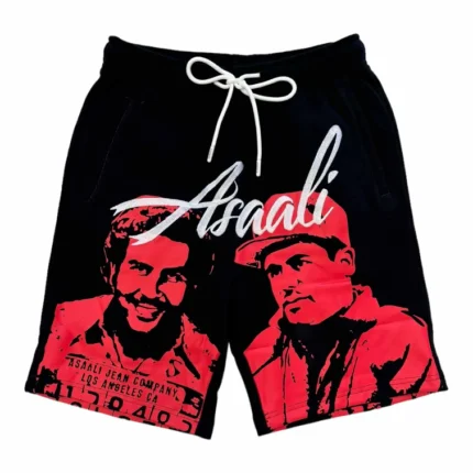 SS24 Cartel Shorts Black X Red